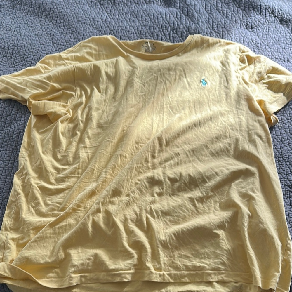 Ralph Lauren Yellow Short Sleeve Polo Tee